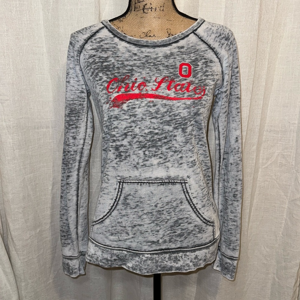 The Ohio State OSU Buckeyes burnout sweatshirt